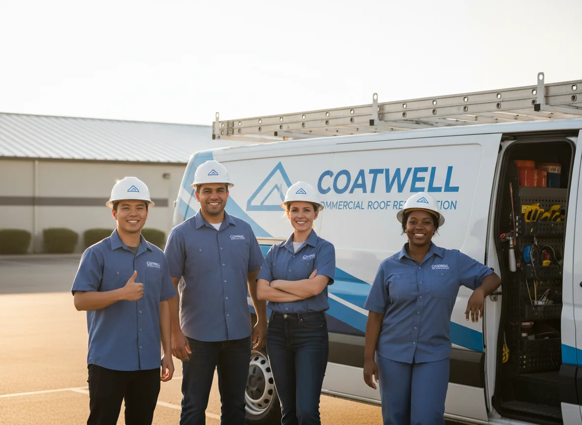 Commercial roof coating company in Axton, VA